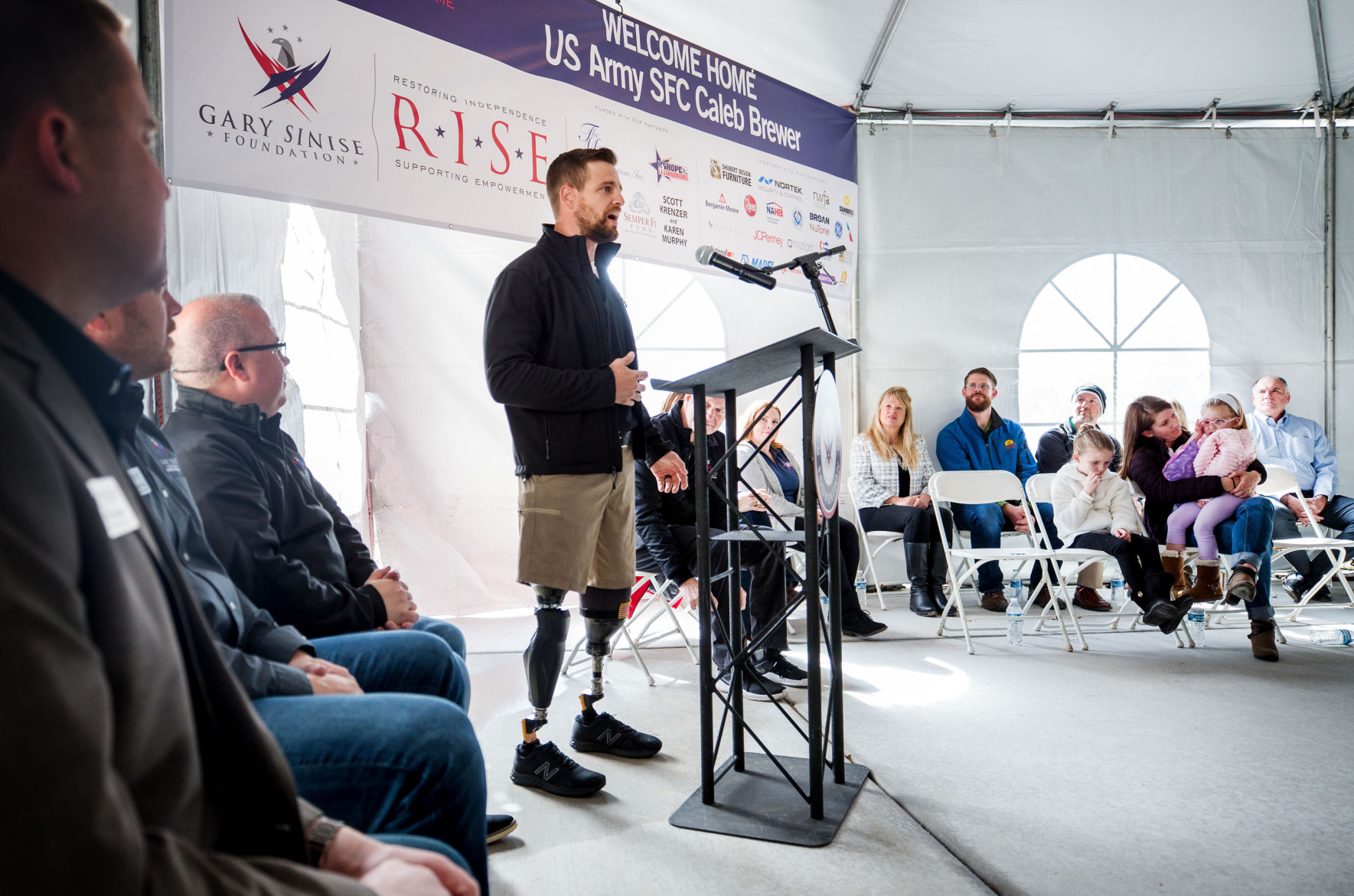 Soldier receives a new home